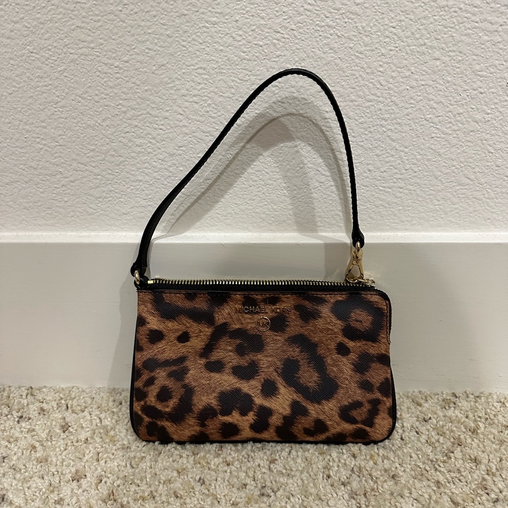 Michael Kors Cheetah Wristlet